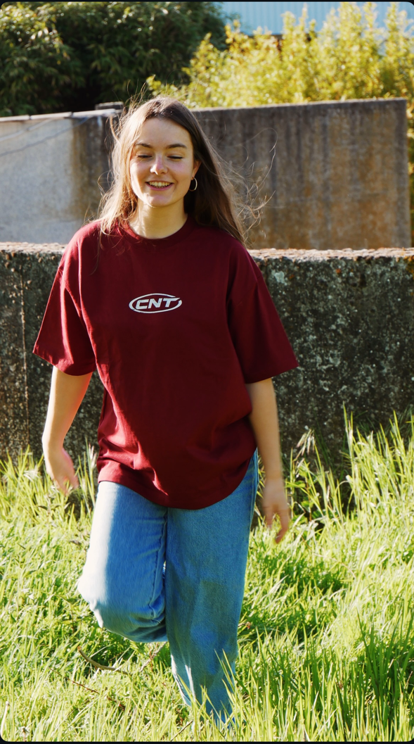 T-shirt Heavy Weight Burgundy